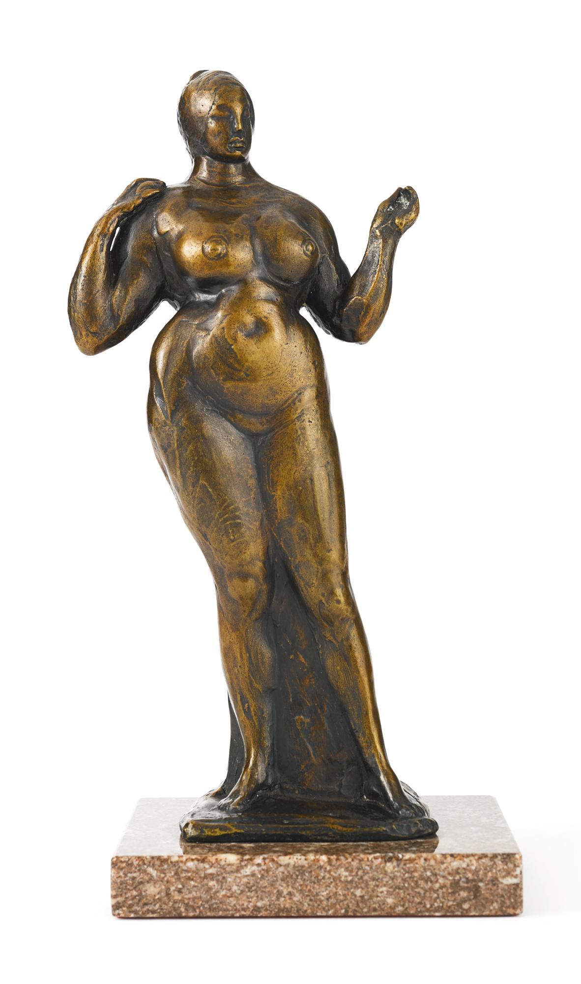 Gaston Lachaise - Female Figure (Standing Nude, Left Hand Raised)