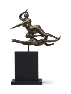 Gaston Lachaise - Flying Figures (Two Floating Nude Acrobats) [LF 30]