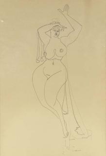 Gaston Lachaise - Nude with Veil
