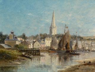 Gaston Roullet - Der Hafen von Honfleur