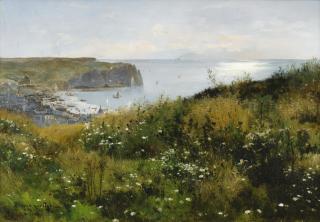 Gaston Roullet - View Of Etretat