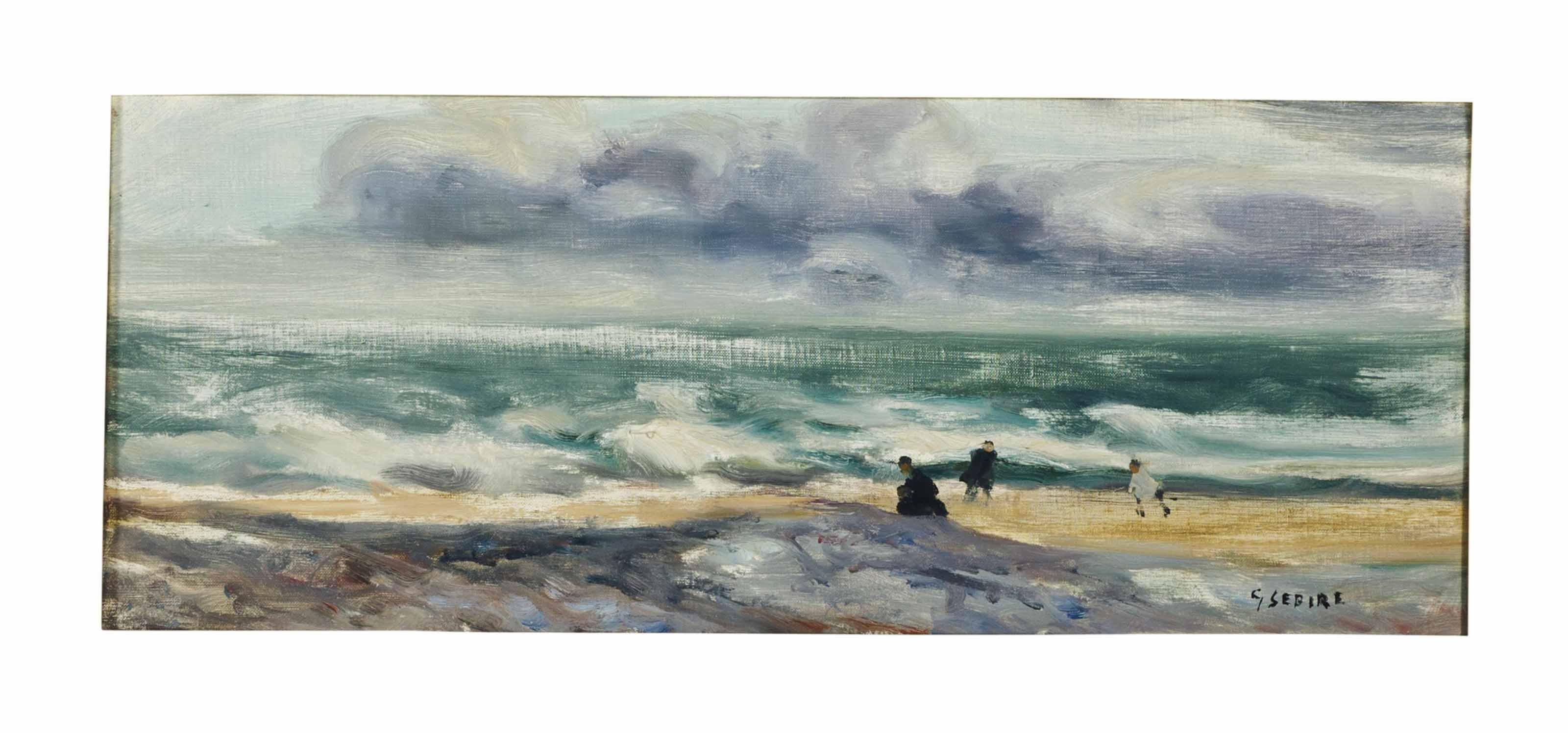 Gaston Sébire - La plage