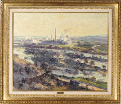 Gaston Sébire - La Seine À Belbeuf