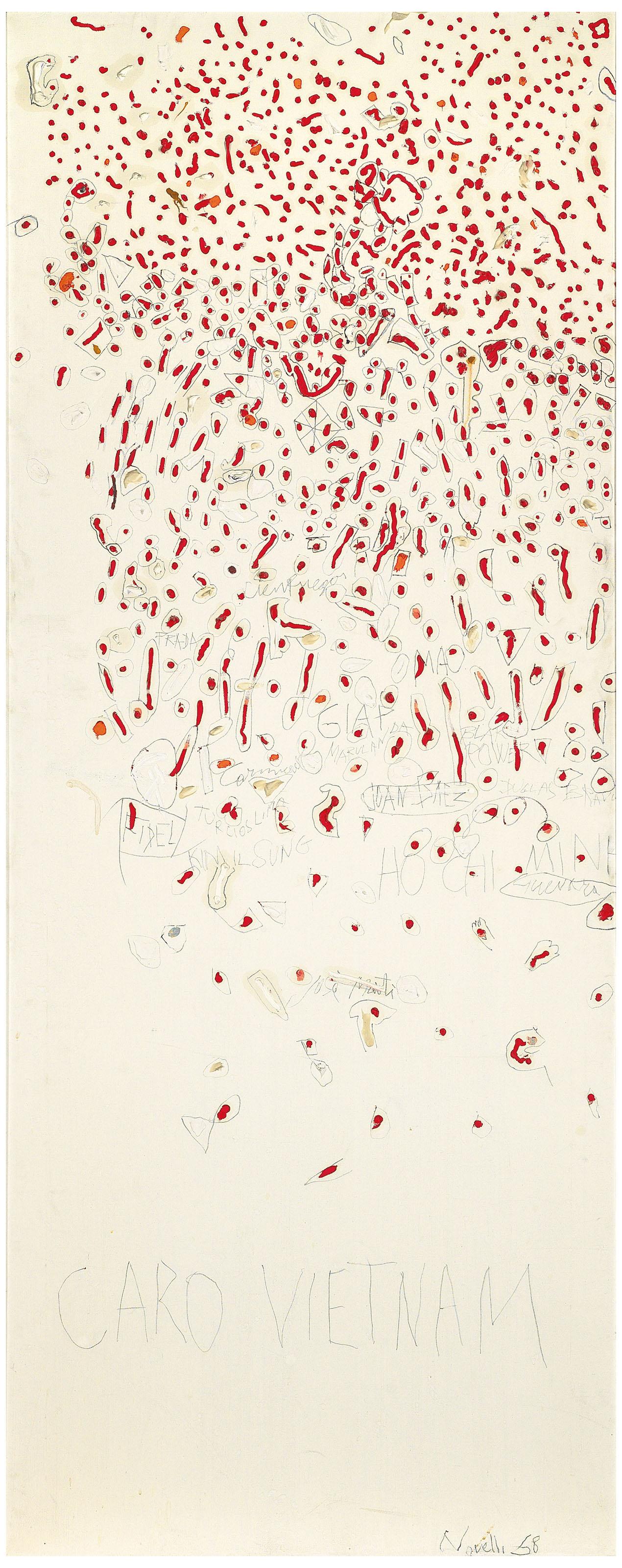 Gastone Novelli - Caro Vietnam (Dear Vietnam)