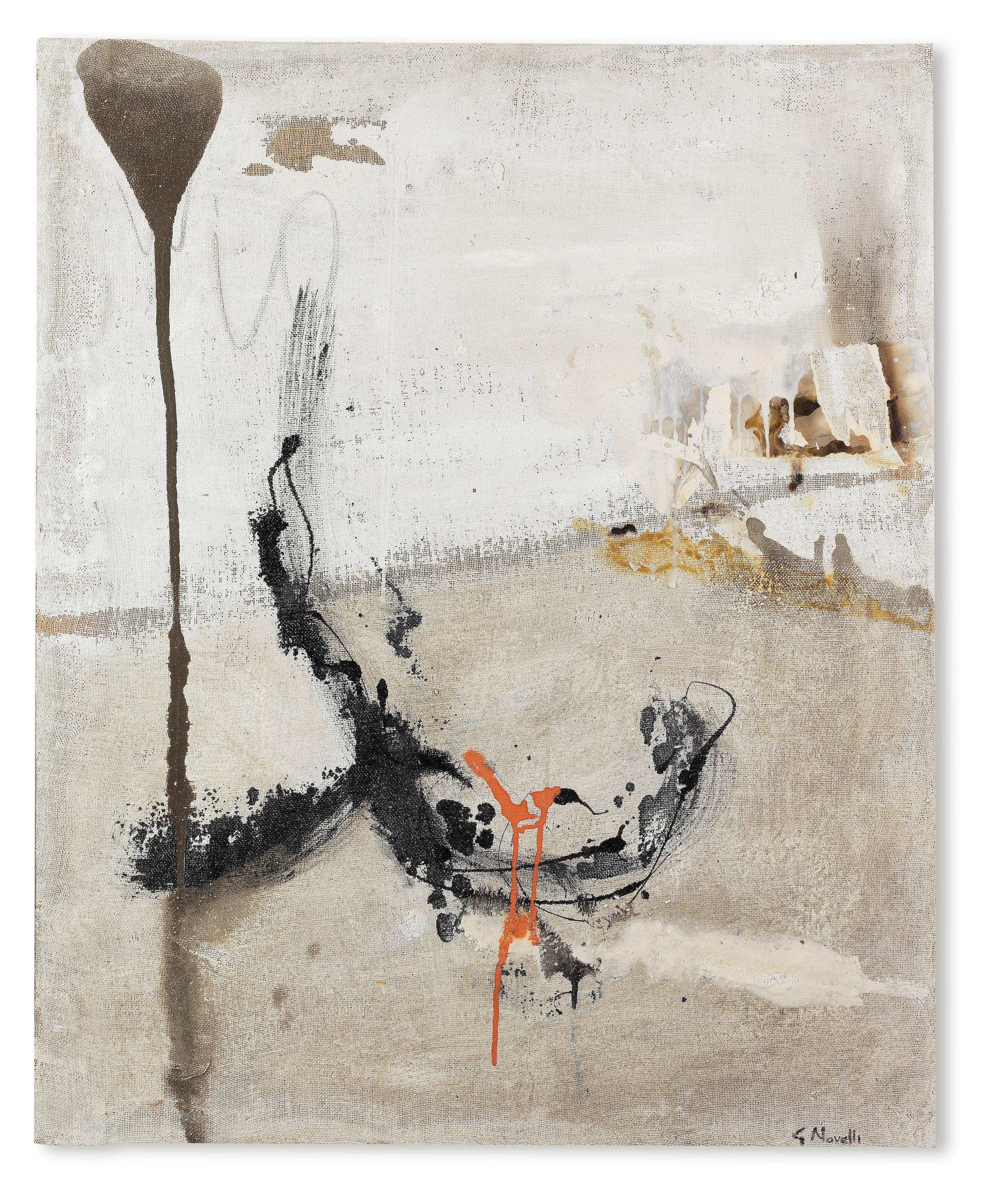 Gastone Novelli - Chanson de toile