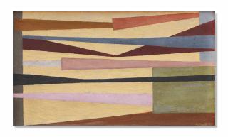 Gastone Novelli - Composiçao abstrata