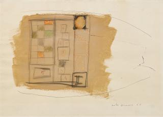 Gastone Novelli - Senza Titolo