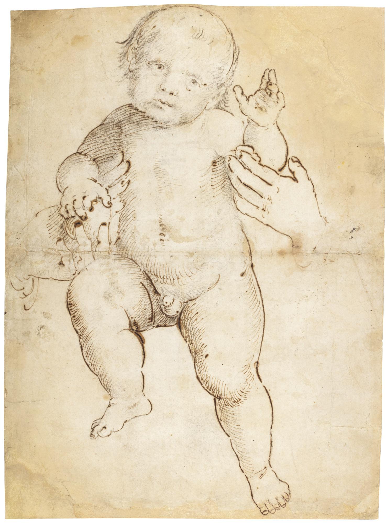 Gaudenzio Ferrari - Study For An Infant Christ