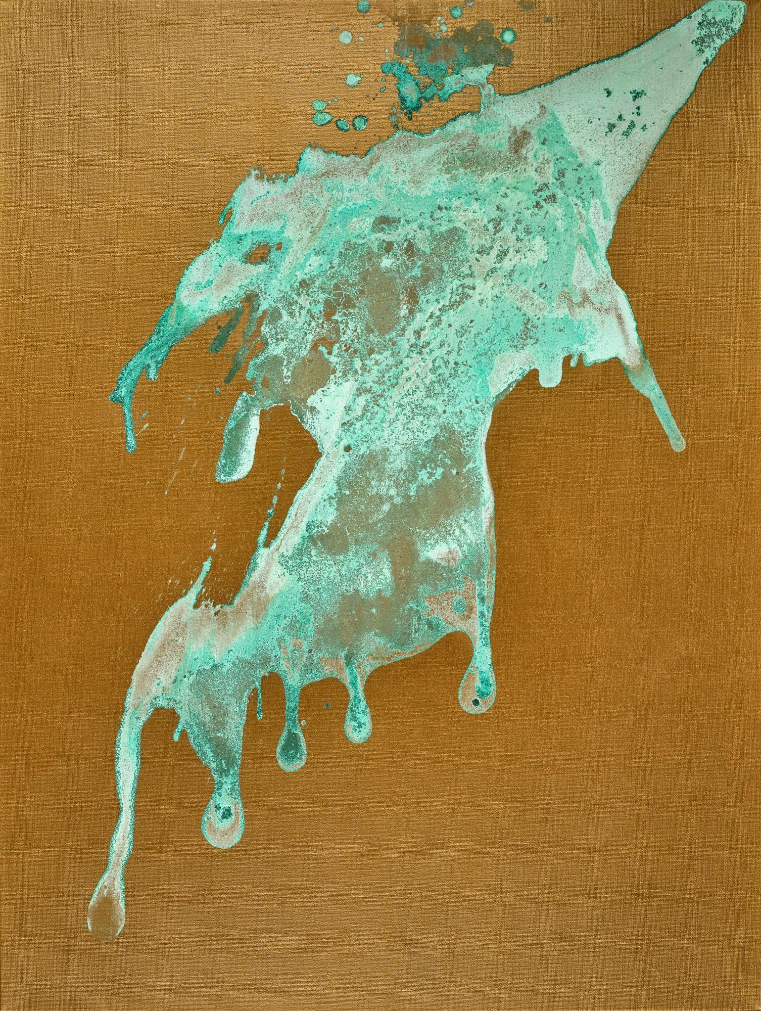 Gavin Turk - Footprint Piss Painting
