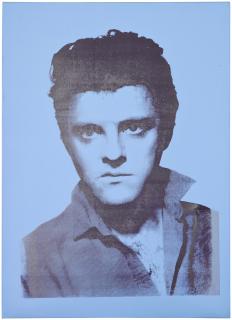 Gavin Turk - Silvery Blue Elvis