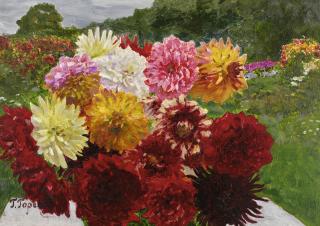 Gavriil Nikitich Gorelov - Flowers On The Table