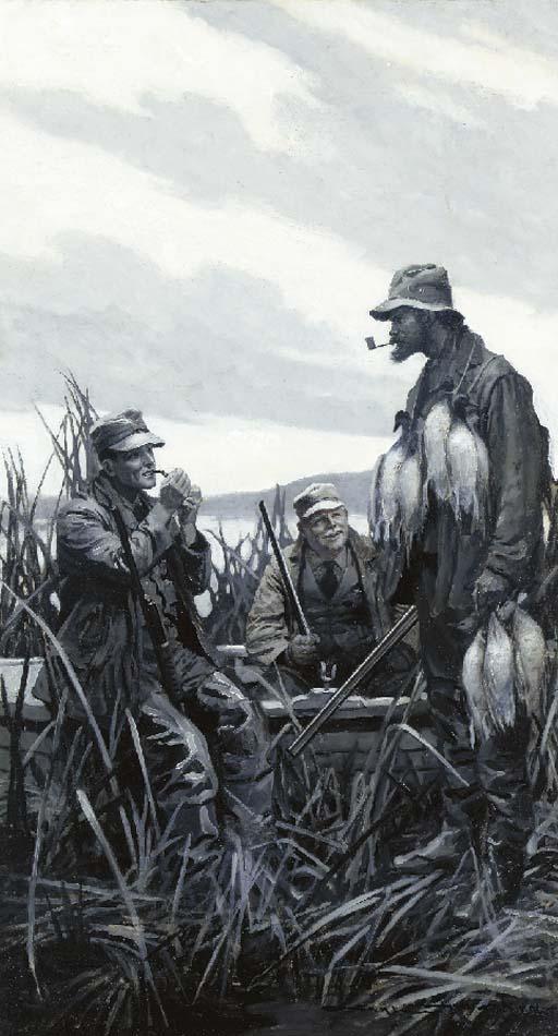 Gayle Porter Hoskins - Break during the Hunt