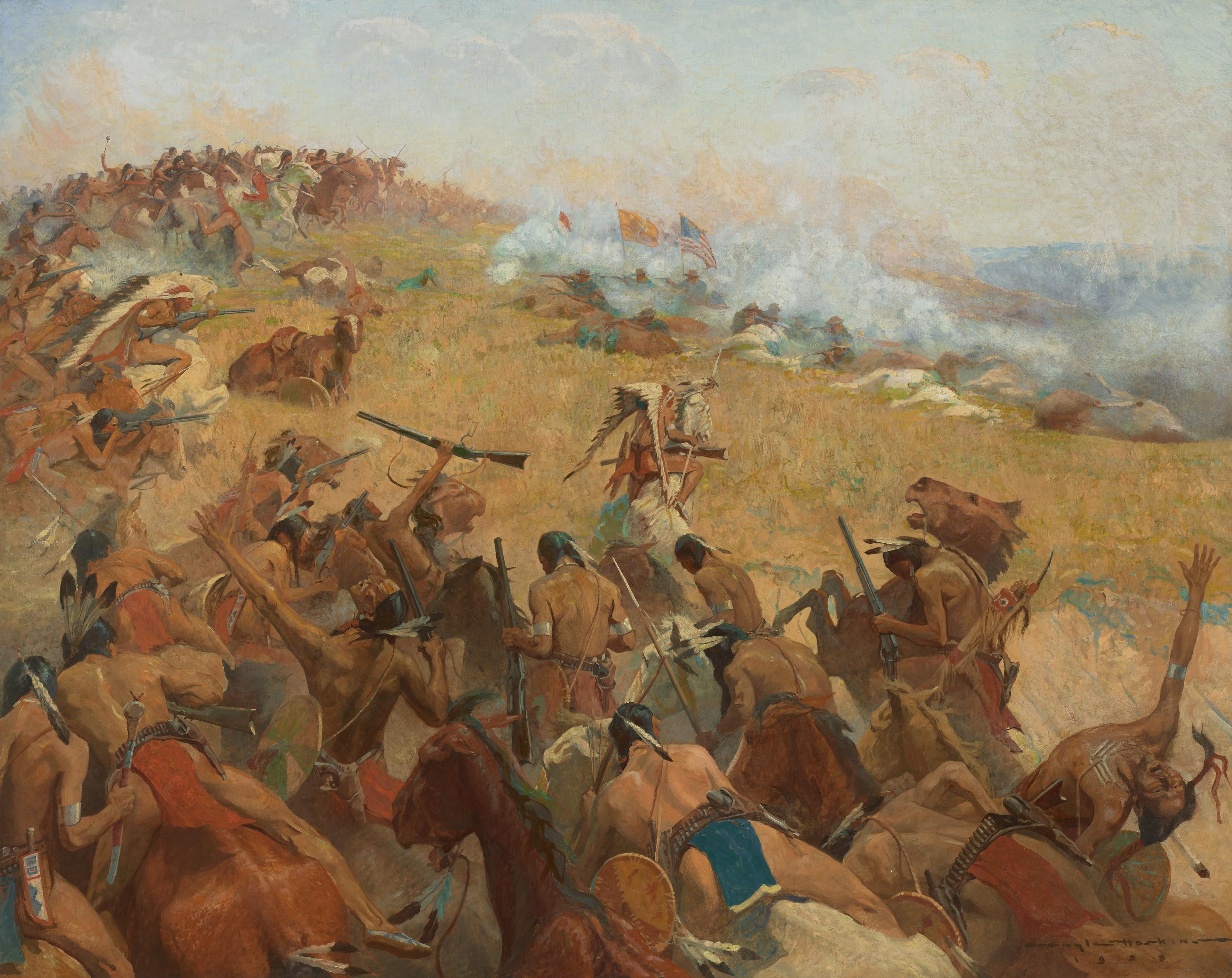 Gayle Porter Hoskins - The Battle of Little Bighorn