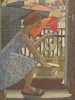 Gazbia Sirry - From the Balcony in Rome