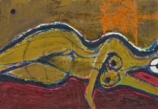 Gebre Kristos Desta - Reclining Female Figure