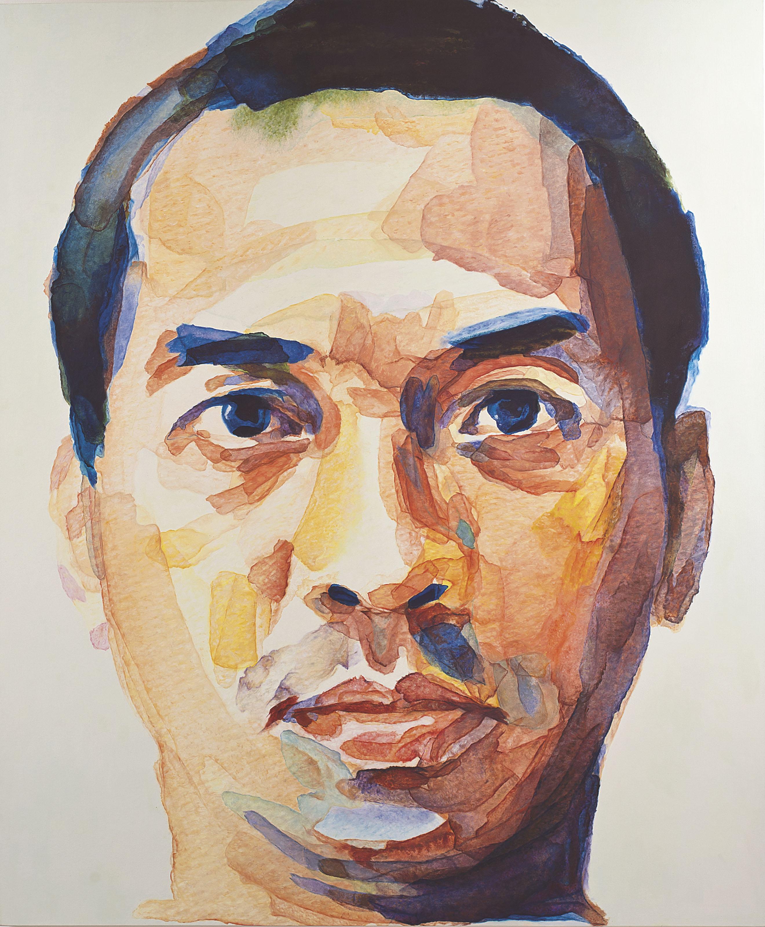 Gede Mahendra Yasa - Self-Portrait (Watercolour)