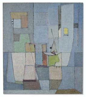 Geer Van Velde - Composition bleue
