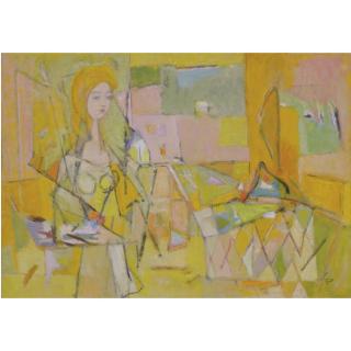 Geer Van Velde - Dutch femme Assise