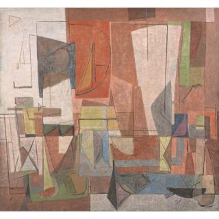 Geer Van Velde - Intérieur D\'Atelier