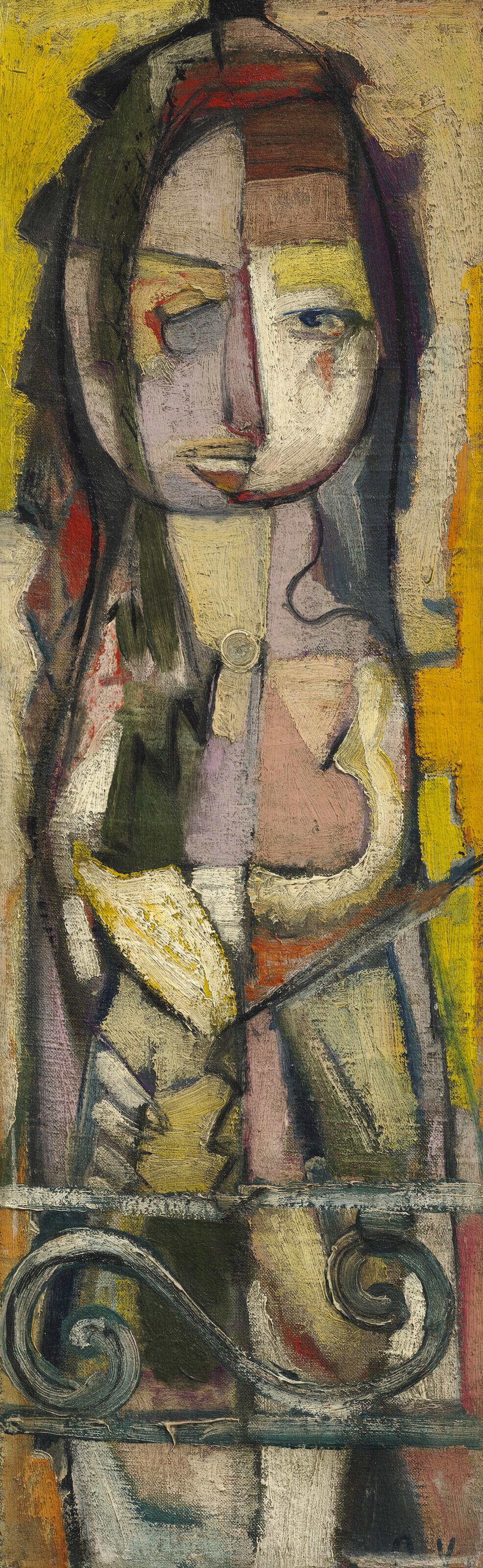 Geer Van Velde - La dame au balcon