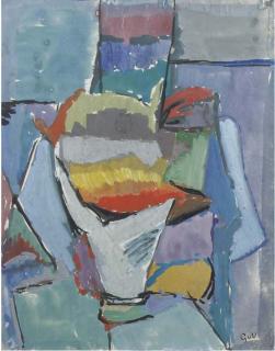 Geer Van Velde - Lady With Flowers