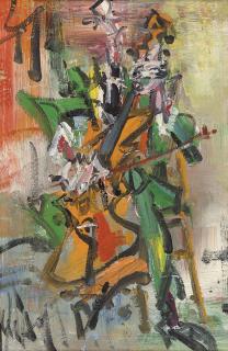 Gen Paul - Homme avec violoncelle