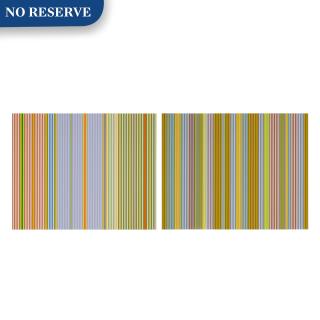 Gene Davis - Black Popcorn; and Ianthe