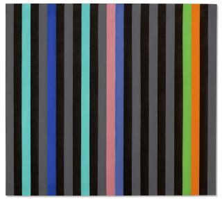 Gene Davis - Black Staccato