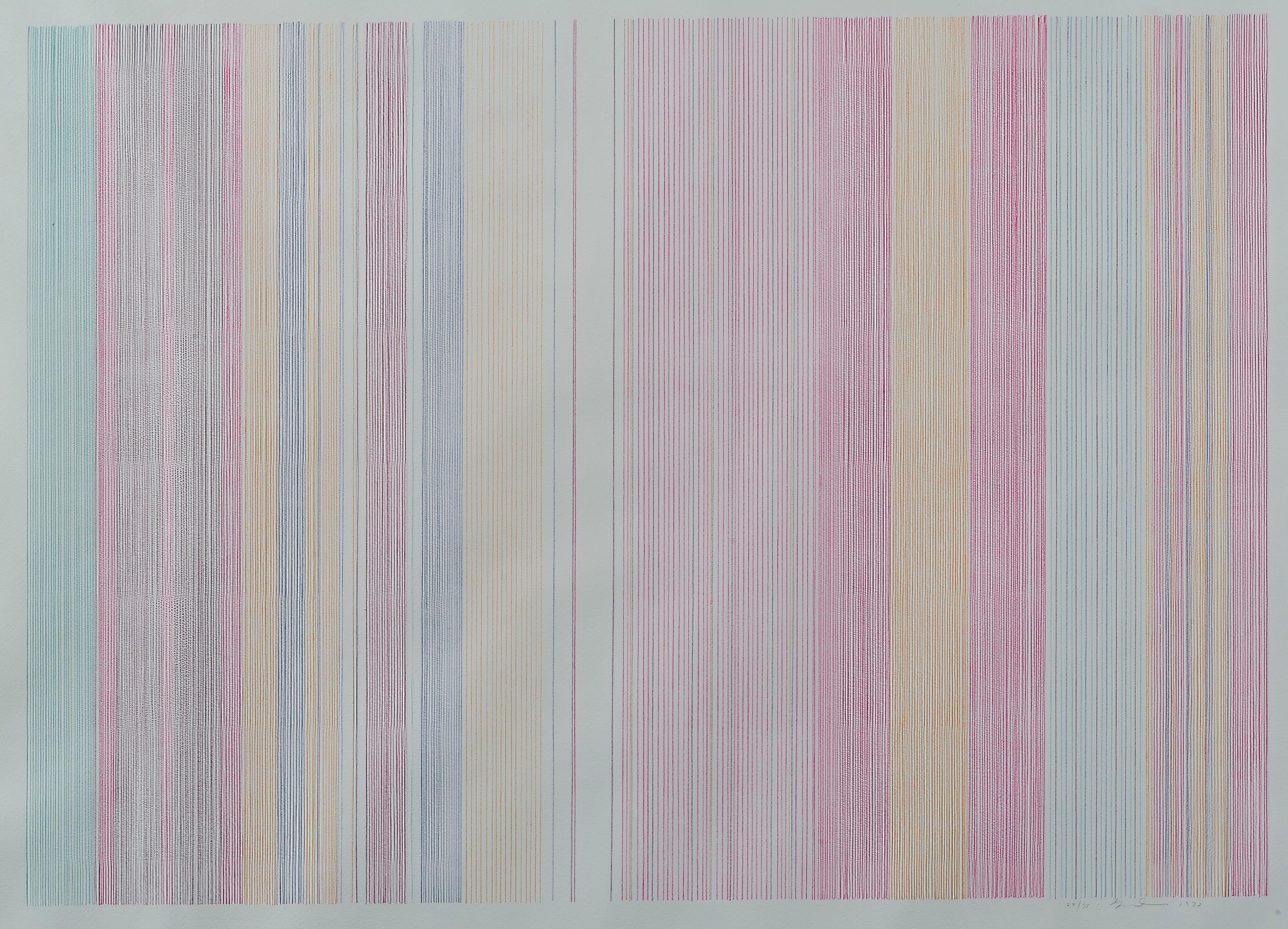 Gene Davis - Sans titre, 1973