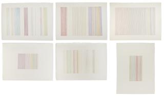 Gene Davis - Six Prints by the Artist