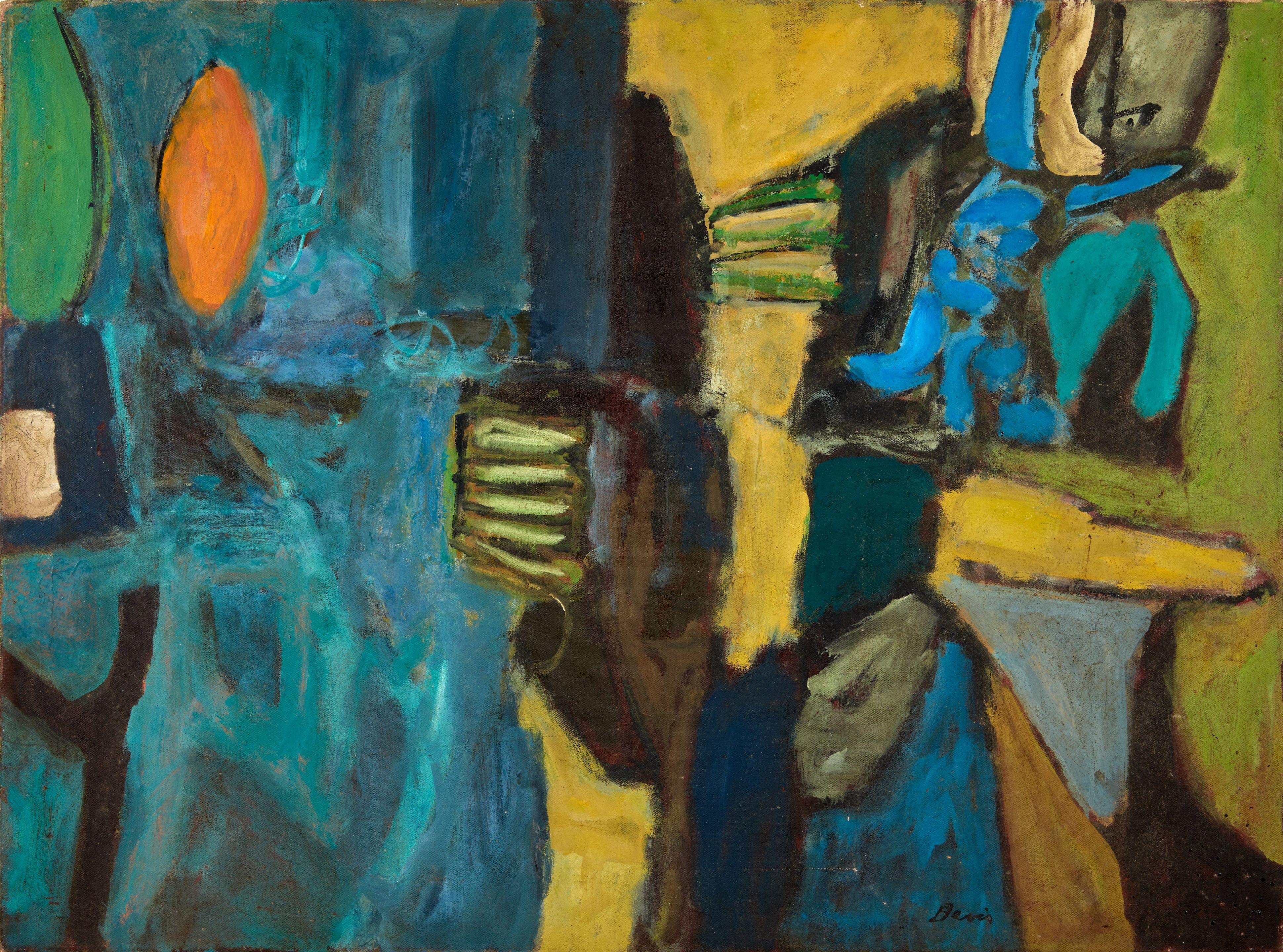 Gene Davis - Untitled 28 x 38 in. (71.1 x 96.5 cm) unframed