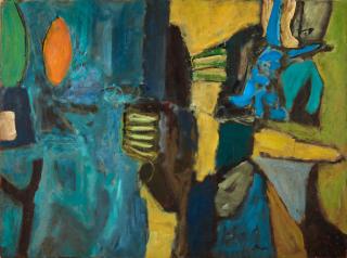 Gene Davis - Untitled 28 x 38 in. (71.1 x 96.5 cm) unframed