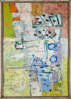 Gene Davis - Untitled 40 1/4 x 28 in. (102.2 x 71.1 cm) framed 42 1/2 x 30 3/4 x 1 1/2 in.
