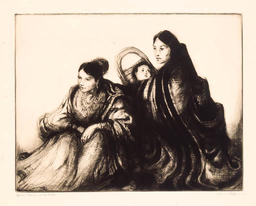 Gene Kloss - Apache Women at the Fiesta