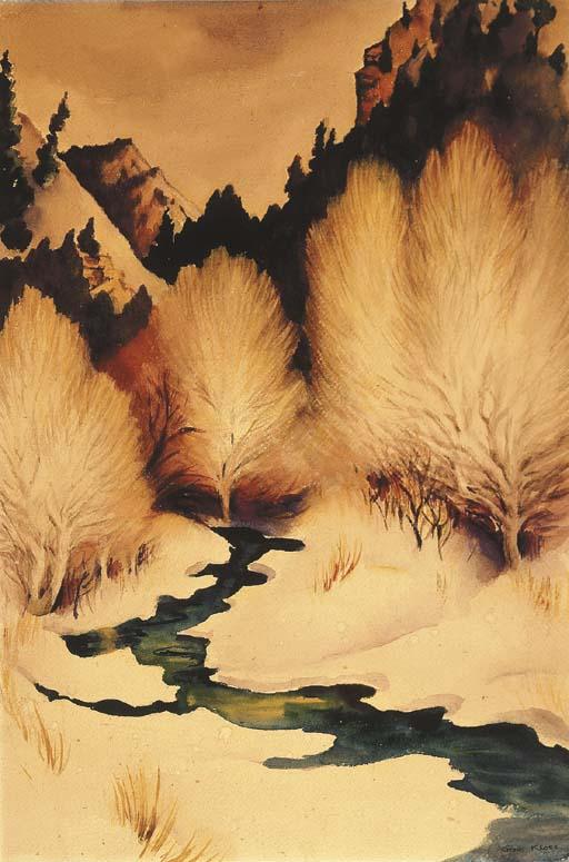 Gene Kloss - Mountain Stream near Taos