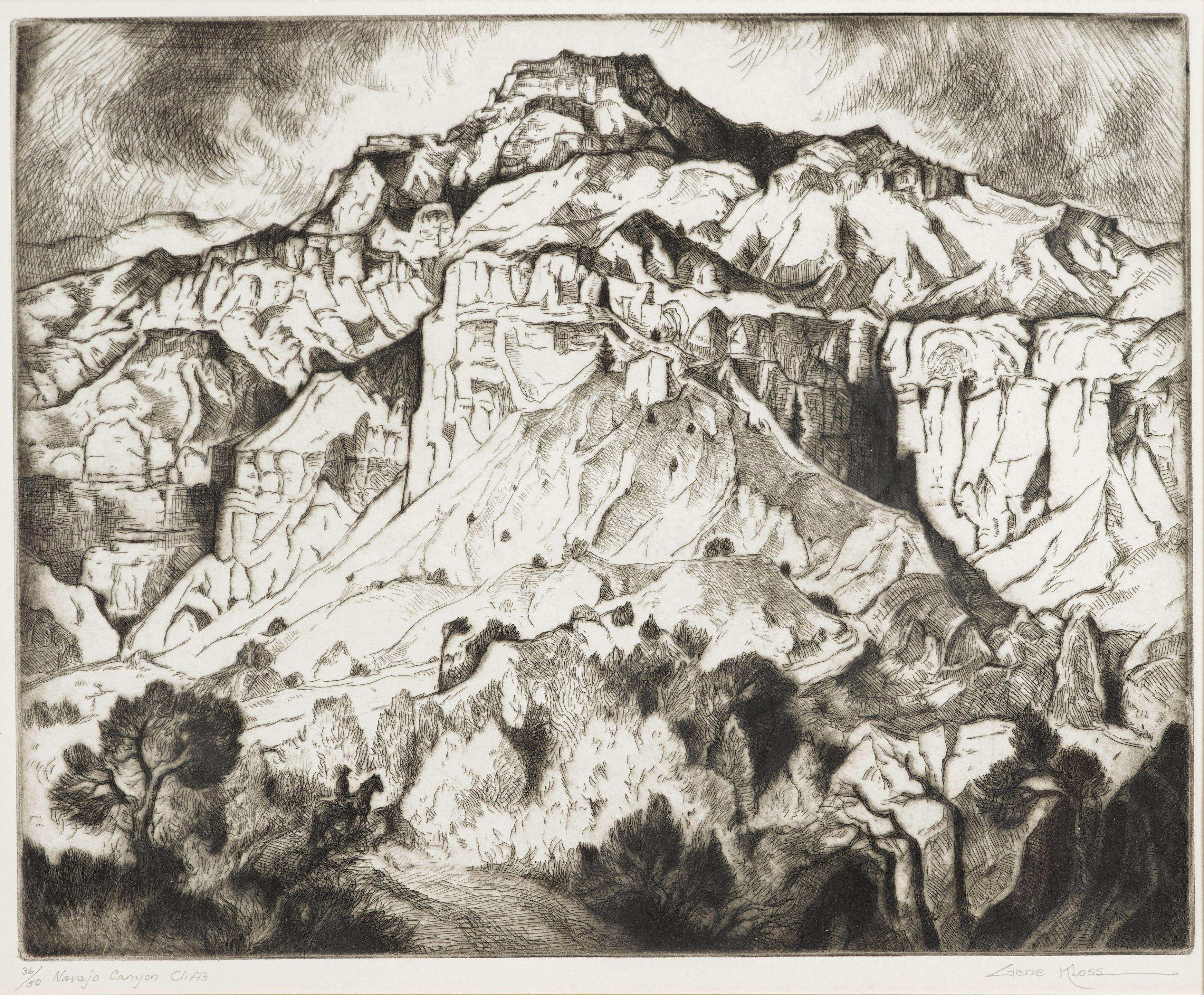 Gene Kloss - Navajo Canyon Cliffs