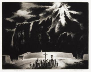 Gene Kloss - Penitentes By Moonlight