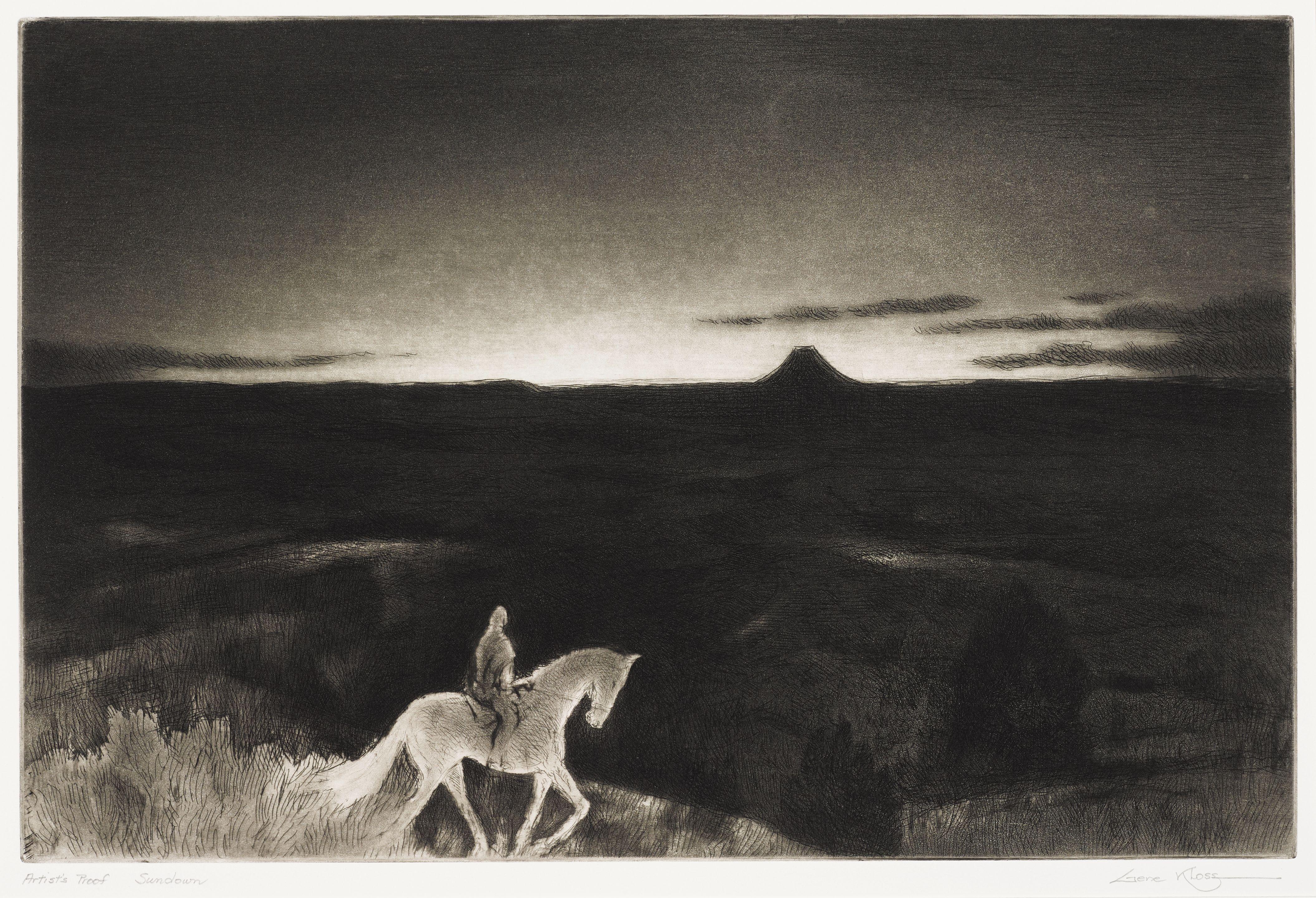 Gene Kloss - Sundown; Rabbit Hunters On The Way 2