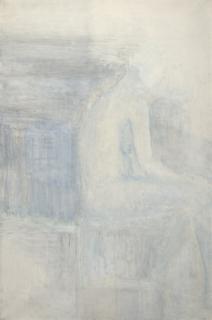 Geneviève Asse - Nu bleu