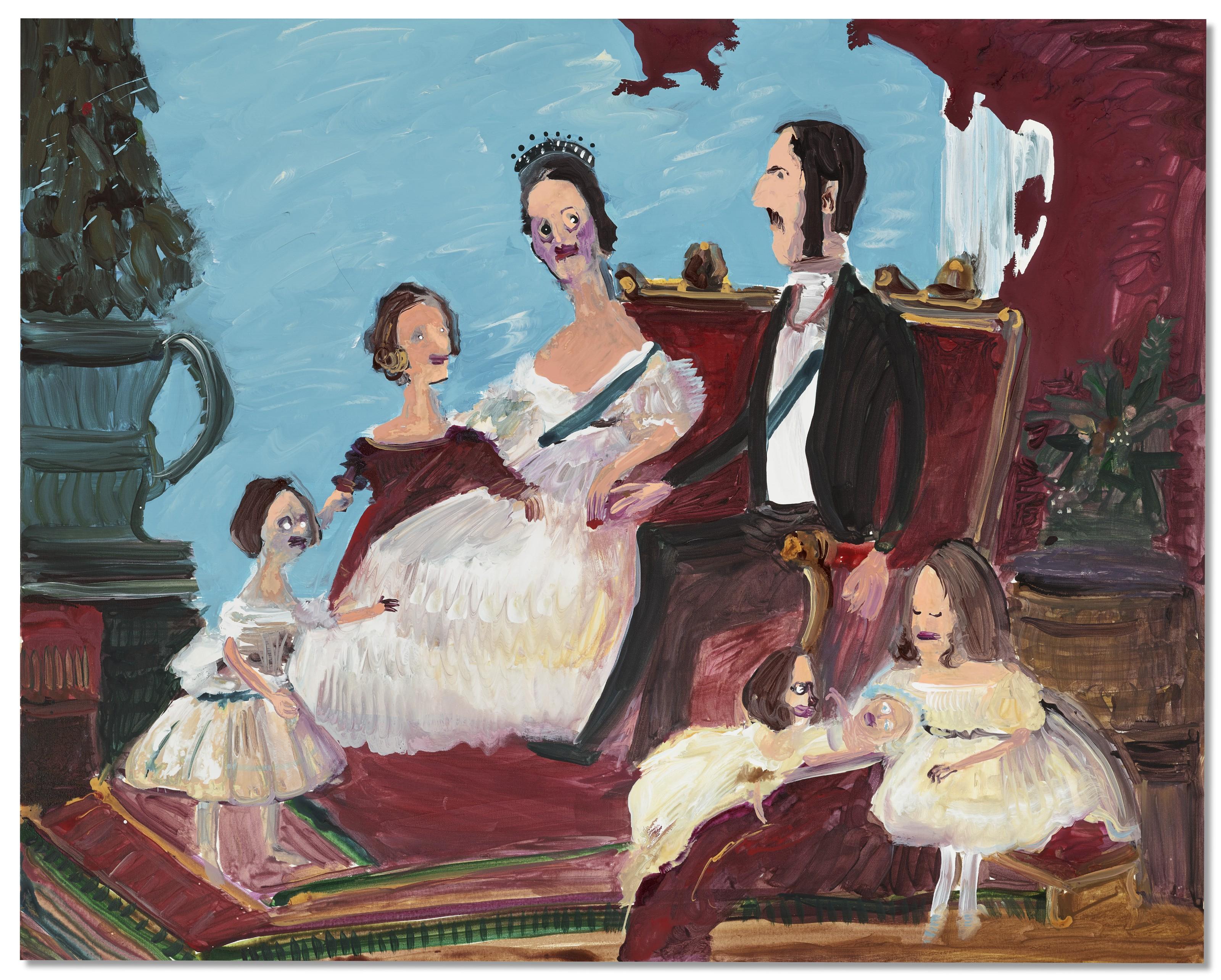 Genieve Figgis - Victoria and Albert (The Royal Family) (After Franz Xaver Winterhalter)