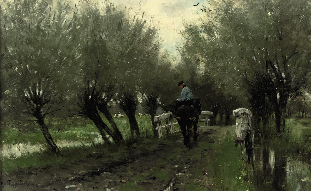 Geo Poggenbeek - A Horseman on a Path