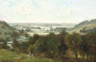 Geo Poggenbeek - A sunlit valley in France