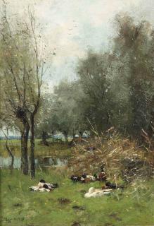 Geo Poggenbeek - Ducks resting amongst the trees