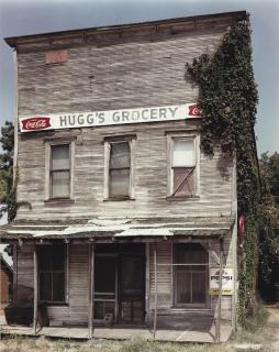 Geoff Winningham - Huggs Grocery, Ulm; and Post Office, Columbus, Arkansas, 1982