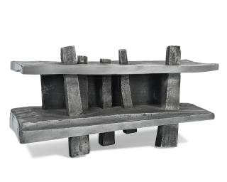 Geoffrey Clarke R.A. - Two Slabs With Five Bars