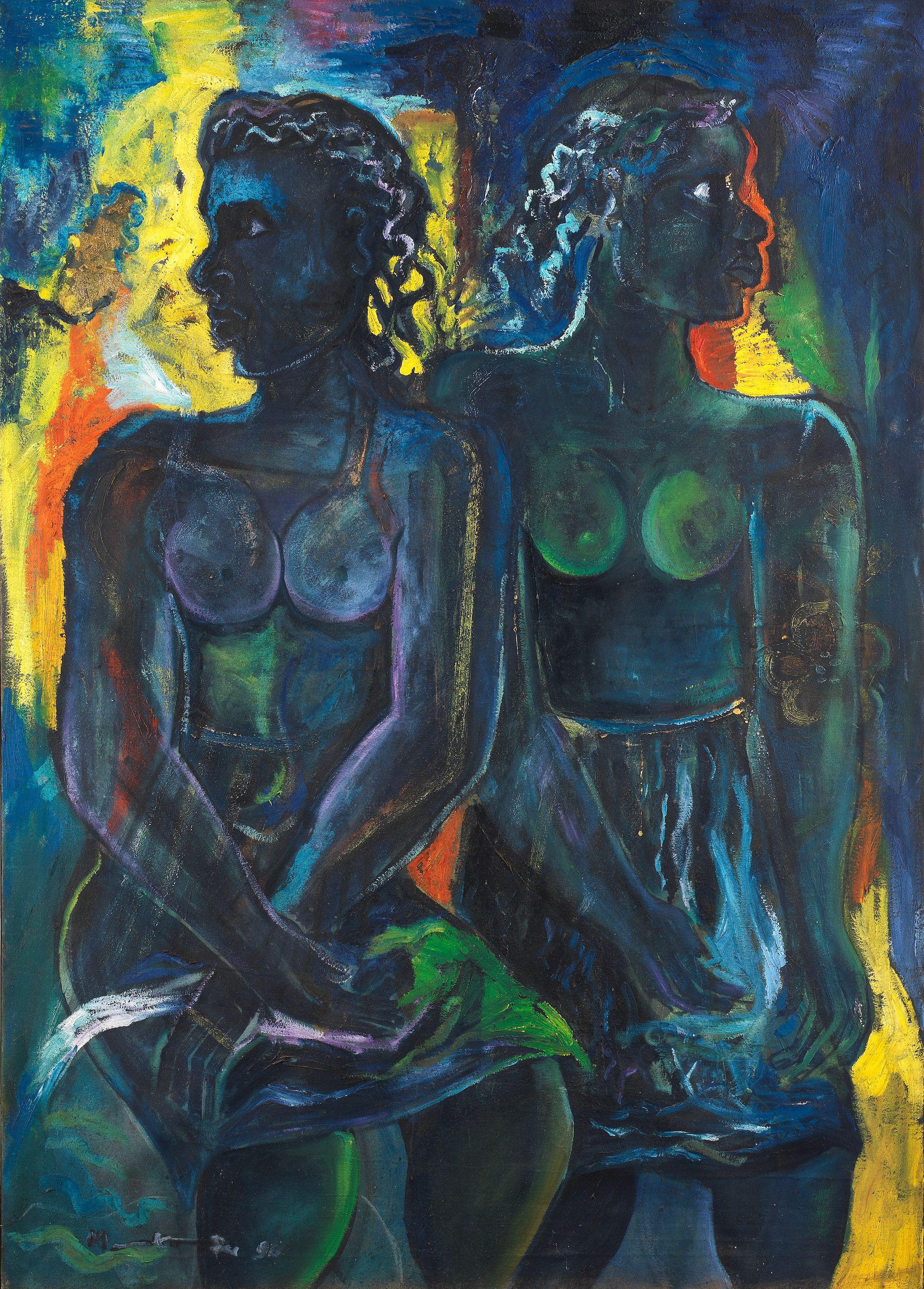 Geoffrey Ernest Katantazi Mukasa - Contrapposto in blue