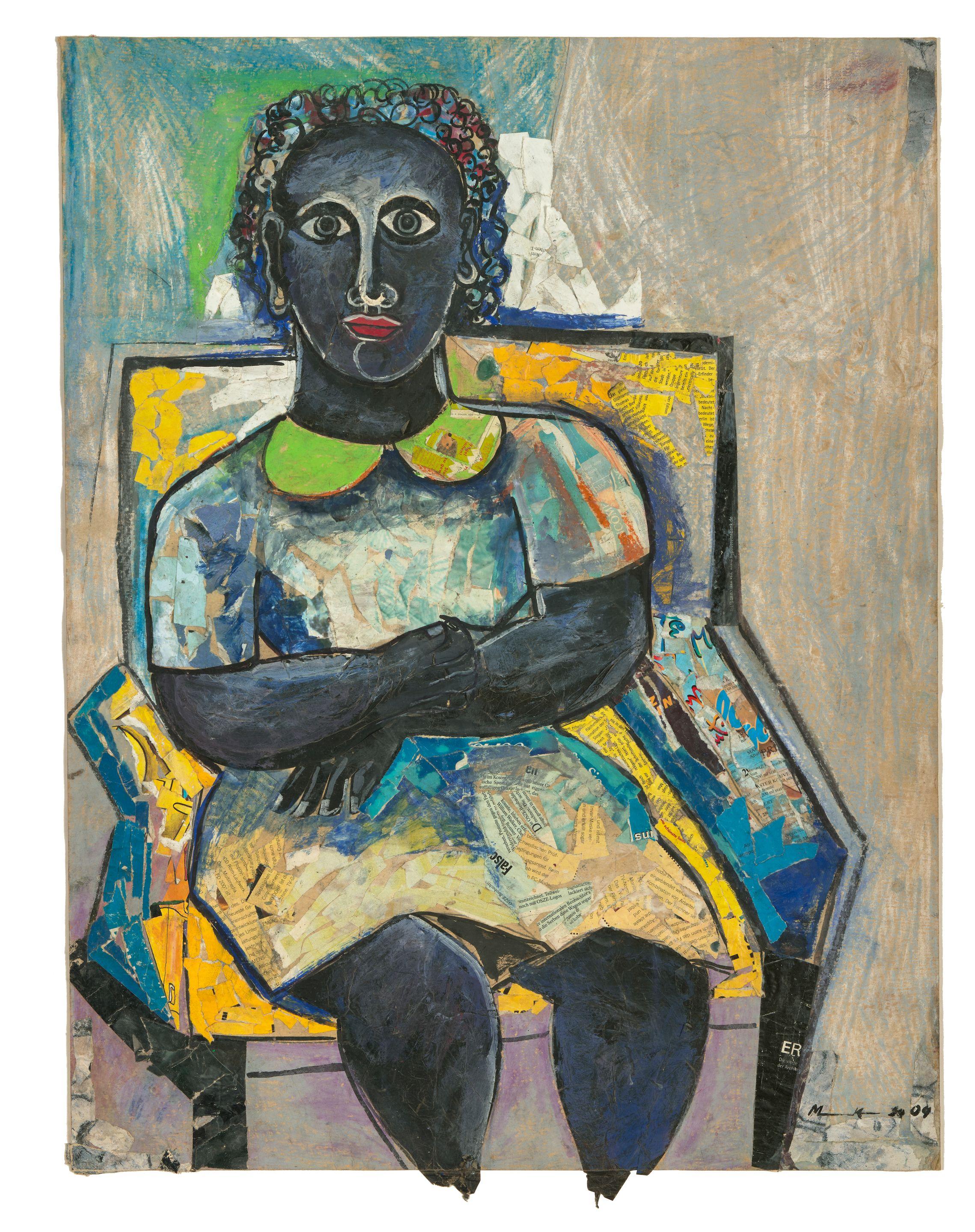 Geoffrey Ernest Katantazi Mukasa - Portrait of a Seated Lady