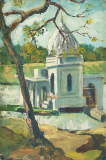 Geoffrey Ernest Katantazi Mukasa - Temple on the River Gomti, Lucknow