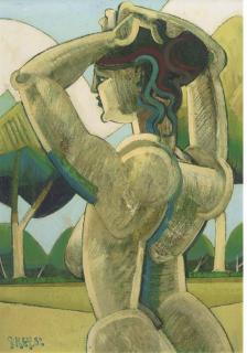 Geoffrey Key - Figure In A Landscape