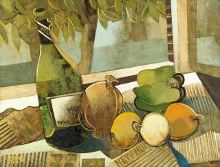 Geoffrey Key - Still Life With Bottle III